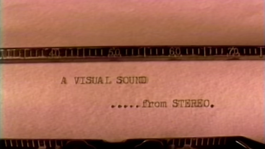 Stereo Sound Agency 1994 "A Visual Sound"