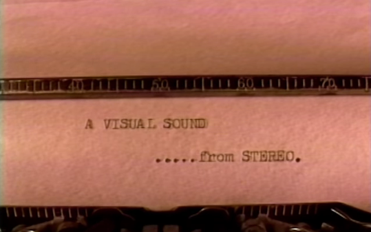 Stereo Sound Agency 1994 "A Visual Sound"
