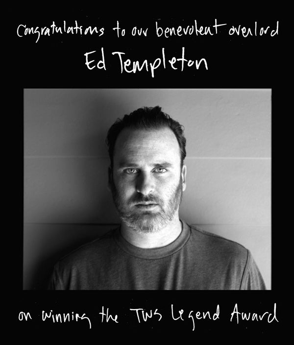 Ed Templeton Wins TWS Legend Award