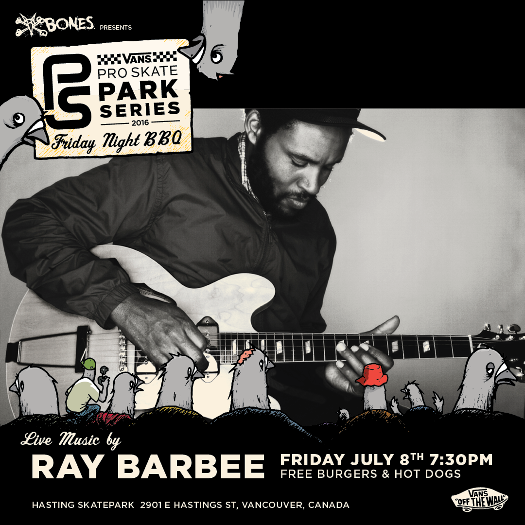 Bones Presents Ray Barbee Show At Hastings Park