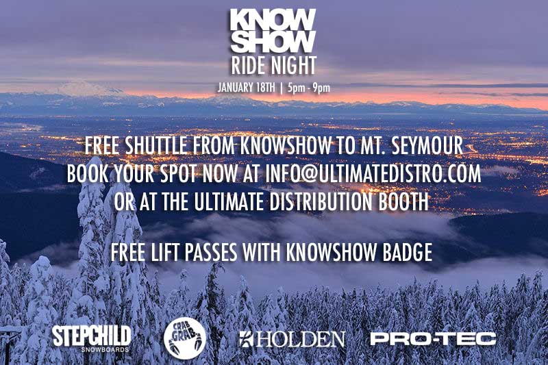 KNOWSHOW Ride Night