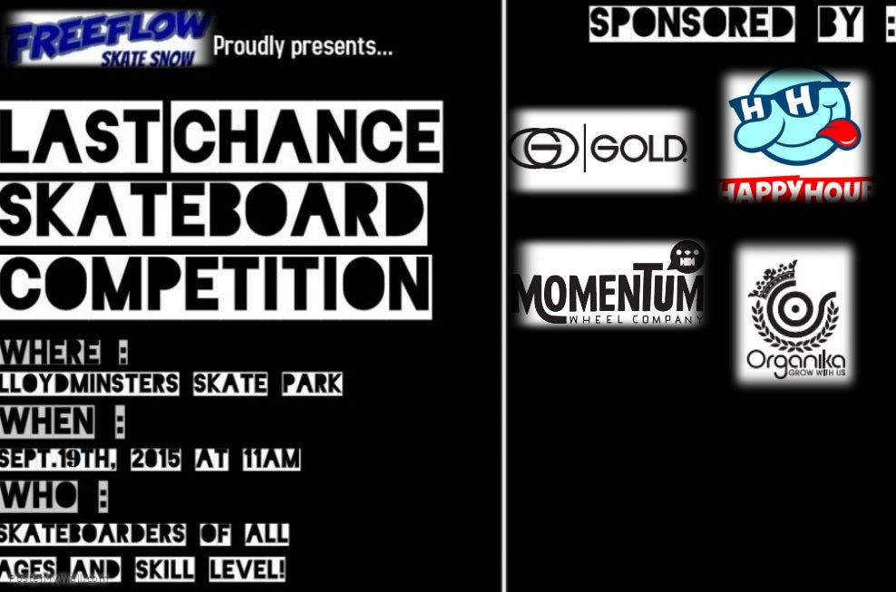 Last Chance Skateboard Competition