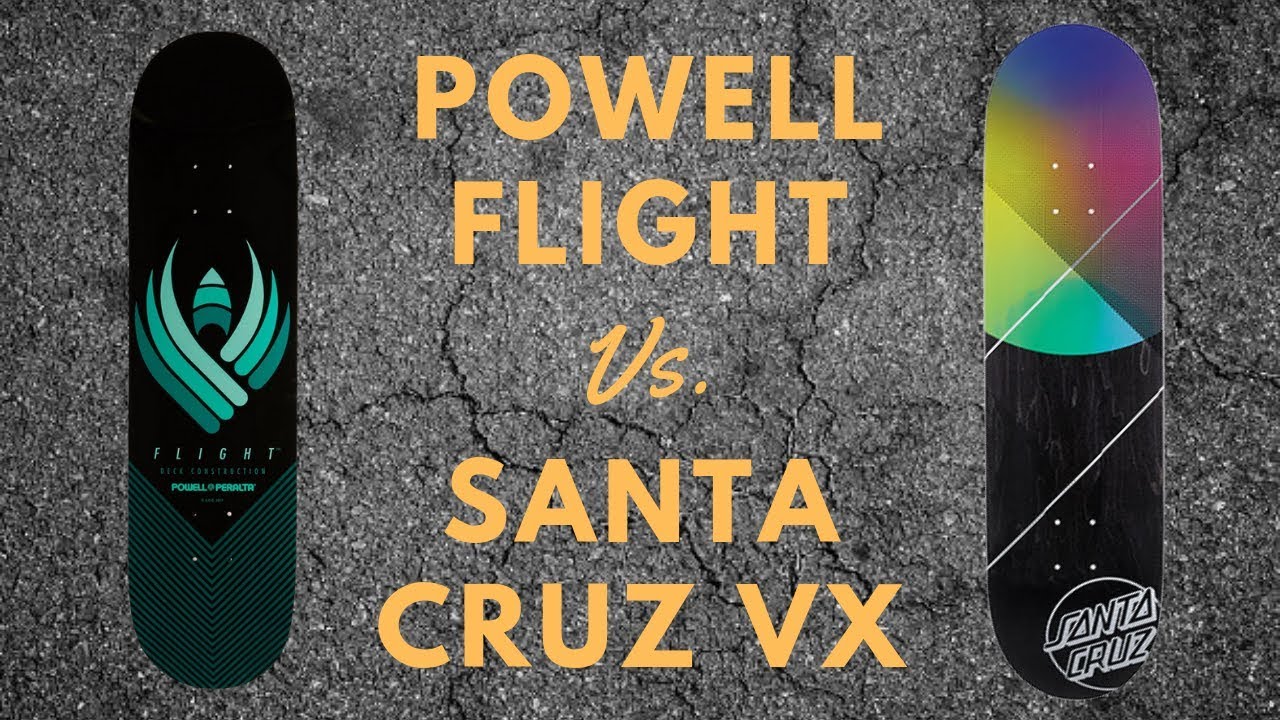 POWELL PERALTA FLIGHT DECKS VS. SANTA CRUZ VX