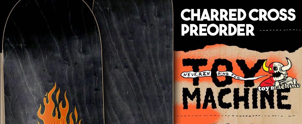 TOY MACHINE - CHARRED CROSS (D2)